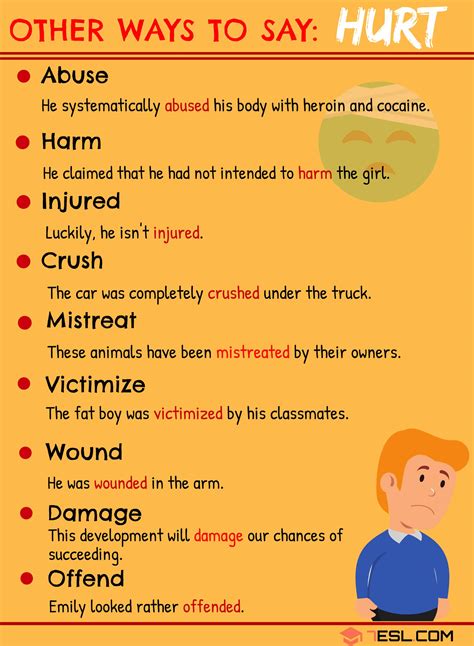 Find more similar words at wordhippo. . Hurt synonym